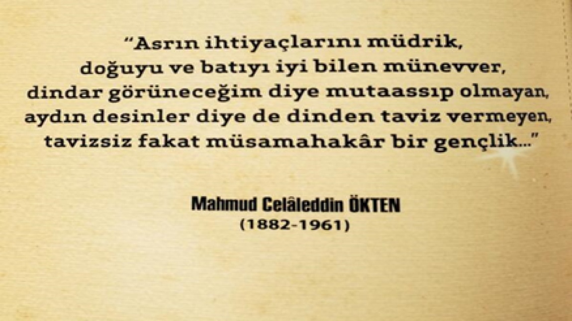 iMAM HATİP OKULLARI HAFTASI